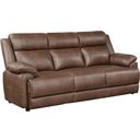 The appearance of Ellington Upholstered Padded Arm Sofa Dark Brown designed by Coaster in the transitional interior design. This dark brown piece of furniture was selected by 1StopBedrooms from Ellington Collection to add a touch of cosiness and style into your home. Sku: 508281. Material: Upholstered.