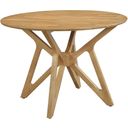 The appearance of Elowen Round Solid Wood Dining Table Light Walnut designed by Coaster in the transitional interior design. This light walnut piece of furniture was selected by 1StopBedrooms from Elowen Collection to add a touch of cosiness and style into your home. Sku: 108440. Table Top Shape: Round. Material: Wood. Size: 42" x 42".