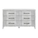 The appearance of Elsie Dresser In Light Grey designed by Global Furniture USA in the modern / contemporary interior design. This light grey piece of furniture was selected by 1StopBedrooms from Elsie Collection to add a touch of cosiness and style into your home. Sku: ELSIE-GREY-DR. Material: MDF.