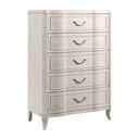 The appearance of Harmony Emelie Drawer Chest In Eggshell designed by American Drew in the modern / contemporary interior design. This eggshell piece of furniture was selected by 1StopBedrooms from Harmony Collection to add a touch of cosiness and style into your home. Sku: 266-215. Material: Wood.