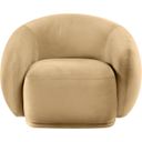 The appearance of Emery Velvet Chair In Camel designed by Meridian in the modern / contemporary interior design. This camel piece of furniture  was selected by 1StopBedrooms from Emery Collection to add a touch of cosiness and style into your home. Sku: 44044Camel-C. Material: Velvet.