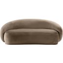 The appearance of Emery Velvet Loveseat In Taupe designed by Meridian in the modern / contemporary interior design. This taupe piece of furniture  was selected by 1StopBedrooms from Emery Collection to add a touch of cosiness and style into your home. Sku: 44044Taupe-L. Material: Velvet.