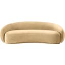 The appearance of Emery Velvet Sofa In Camel designed by Meridian in the modern / contemporary interior design. This camel piece of furniture  was selected by 1StopBedrooms from Emery Collection to add a touch of cosiness and style into your home. Sku: 44044Camel-S. Material: Velvet.