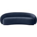 The appearance of Emery Velvet Sofa In Navy Velvet designed by Meridian in the modern / contemporary interior design. This navy velvet piece of furniture  was selected by 1StopBedrooms from Emery Collection to add a touch of cosiness and style into your home. Sku: 44044Navy-S. Material: Velvet.