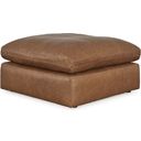 The appearance of Emilia Oversized Accent Ottoman In Caramel designed by Signature Design by Ashley in the modern / contemporary interior design. This caramel piece of furniture was selected by 1StopBedrooms from Emilia Collection to add a touch of cosiness and style into your home. Sku: 3090108. Material: Faux Leather.
