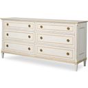 The appearance of Emily Dresser In White Wash designed by Century Furniture in the modern / contemporary interior design. This white wash piece of furniture was selected by 1StopBedrooms from Monarch Collection to add a touch of cosiness and style into your home. Sku: MN5881. Material: Acacia Wood.