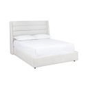 Emmit Queen Platform Bed In Merino Pearl