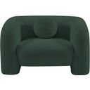 The appearance of Emory Boucle Fabric Chair In Green designed by Meridian in the modern / contemporary interior design. This green piece of furniture was selected by 1StopBedrooms from Emory Collection to add a touch of cosiness and style into your home. Sku: 139Green-C. Material: Boucle.