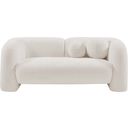 The appearance of Emory Boucle Fabric Loveseat In Cream designed by Meridian in the modern / contemporary interior design. This cream piece of furniture was selected by 1StopBedrooms from Emory Collection to add a touch of cosiness and style into your home. Sku: 139Cream-L. Material: Boucle.