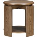 The appearance of Ellis End Table In Brown designed by Homelegance in the modern / contemporary interior design. This brown piece of furniture  was selected by 1StopBedrooms from Ellis Collection to add a touch of cosiness and style into your home. Sku: 3573-04RD. Material: Wood.