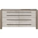 Erinn V X Universal Vista Drawer Dresser In Weathered Oak