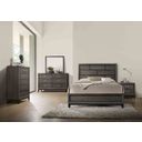 Errico Queen Bed In Gray