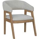 The appearance of Escape Barrel Dining Chair Set of 2 In Beige designed by Parker House in the transitional interior design. This beige piece of furniture  was selected by 1StopBedrooms from Escape Collection to add a touch of cosiness and style into your home. Sku: DESC#2118. Material: Polyester.