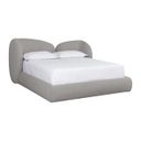 Esme King Platform Bed In Cappuccino and Black