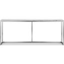 The appearance of Esme Rectangular Sofa Table In White Marble designed by Magnussen in the modern / contemporary interior design. This white marble piece of furniture  was selected by 1StopBedrooms from Esme Collection to add a touch of cosiness and style into your home. Sku: T5763-73. Material: Stone.