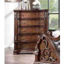 The appearance of Esparanza Chest In Brown Cherry designed by Furniture of America in the traditional interior design. This brown cherry piece of furniture  was selected by 1StopBedrooms from Esparanza Collection to add a touch of cosiness and style into your home. Sku: CM7478CH-C. Material: Leather.