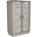 The appearance of Eternity Dresser In Beige designed by Galaxy Home Furnishings in the modern / contemporary interior design. This beige piece of furniture was selected by 1StopBedrooms from Eternity Collection to add a touch of cosiness and style into your home. Sku: 601955554312. Material: Solid Wood.