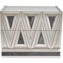 The appearance of Eternity Nightstand In Beige designed by Galaxy Home Furnishings in the modern / contemporary interior design. This beige piece of furniture was selected by 1StopBedrooms from Eternity Collection to add a touch of cosiness and style into your home. Sku: 601955554305. Material: Solid Wood.