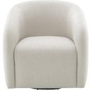 Etienne Chair with Swivel In Beige Linen