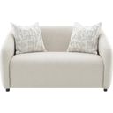 Etienne Loveseat with 2 Pillows In Beige Linen