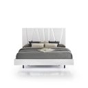 The appearance of Europa Queen Panel Bed In White designed by New Classic in the glam interior design. This white piece of furniture  was selected by 1StopBedrooms from Europa Collection to add a touch of cosiness and style into your home. Sku: B1840-315;B1840-335. Bed Type: Panel Bed. Material: Wood. Bed Size: Queen.