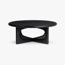 Eva Oak Coffee Table In Black