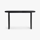 Eva Oak Console Table In Black