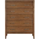 The appearance of Evans Chest In Brown designed by Homelegance in the modern / contemporary interior design. This brown piece of furniture was selected by 1StopBedrooms from Evans Collection to add a touch of cosiness and style into your home. Sku: 1314-9. Material: Rubberwood Veneer.
