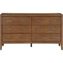 The appearance of Evans Dresser In Brown designed by Homelegance in the modern / contemporary interior design. This brown piece of furniture was selected by 1StopBedrooms from Evans Collection to add a touch of cosiness and style into your home. Sku: 1314-5. Material: Rubberwood Veneer.