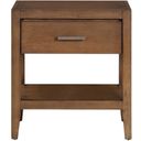 The appearance of Evans Nightstand In Brown designed by Homelegance in the modern / contemporary interior design. This brown piece of furniture was selected by 1StopBedrooms from Evans Collection to add a touch of cosiness and style into your home. Sku: 1314-4. Material: Rubberwood Veneer.