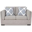 The appearance of Evansley Loveseat In Pewter designed by Signature Design by Ashley in the modern / contemporary interior design. This pewter piece of furniture was selected by 1StopBedrooms from Evansley Collection to add a touch of cosiness and style into your home. Sku: 5450335. Material: Fabric.