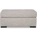 The appearance of Evansley Ottoman In Pewter designed by Signature Design by Ashley in the modern / contemporary interior design. This pewter piece of furniture was selected by 1StopBedrooms from Evansley Collection to add a touch of cosiness and style into your home. Sku: 5450314. Material: Fabric.