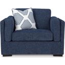 The appearance of Evansley Oversized Chair In Navy designed by Signature Design by Ashley in the modern / contemporary interior design. This navy piece of furniture was selected by 1StopBedrooms from Evansley Collection to add a touch of cosiness and style into your home. Sku: 5450223. Material: Polyester.