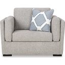 The appearance of Evansley Oversized Chair In Pewter designed by Signature Design by Ashley in the modern / contemporary interior design. This pewter piece of furniture was selected by 1StopBedrooms from Evansley Collection to add a touch of cosiness and style into your home. Sku: 5450323. Material: Polyester.
