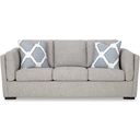 The appearance of Evansley Sofa In Pewter designed by Signature Design by Ashley in the modern / contemporary interior design. This pewter piece of furniture was selected by 1StopBedrooms from Evansley Collection to add a touch of cosiness and style into your home. Sku: 5450338. Material: Fabric.