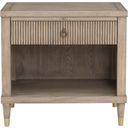 Everett One Drawer Rectangular Nightstand In Biscotti