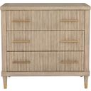 Everett Three Drawer Chest In Biscotti