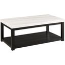 The appearance of Evie White Marble Rectangular Coffee Table designed by Picket House in the modern / contemporary interior design. This white and black piece of furniture  was selected by 1StopBedrooms from Evie Collection to add a touch of cosiness and style into your home. Sku: CML100CTE. Material: Wood.