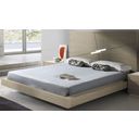 The appearance of Evora Queen Platform Bed designed by J&M in the modern / contemporary interior design. This cream piece of furniture  was selected by 1StopBedrooms from Evora Collection to add a touch of cosiness and style into your home. Sku: 18145-Q. Bed Type: Platform Bed. Material: Wood. Bed Size: Queen.