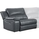 The appearance of Falun Gray Power LAF Reclining Chair designed by Homelegance in the transitional interior design. This dark gray piece of furniture was selected by 1StopBedrooms from Falun Collection to add a touch of cosiness and style into your home. Sku: 8260GY-LRPW. Material: Wood.