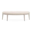 Fantosini Bed Bench In Silver Mist