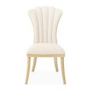 The appearance of Fantosini Dining Side Chair Set of 2 In Natural and Gold designed by Michael Amini in the traditional interior design. This natural and gold piece of furniture was selected by 1StopBedrooms from Fantosini Collection to add a touch of cosiness and style into your home. Sku: 9091003-836. Material: Solid Wood.