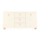 The appearance of Fantosini Sideboard In Creamy Pearl designed by Michael Amini in the modern / contemporary interior design. This creamy pearl piece of furniture was selected by 1StopBedrooms from Fantosini Collection to add a touch of cosiness and style into your home. Sku: 9091007-112. Material: Solid Wood.