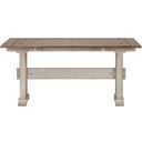 The appearance of Farmhouse Reimagined Antique White Flip Lid Sofa Table designed by Liberty in the transitional interior design. This antique white piece of furniture was selected by 1StopBedrooms from Farmhouse Reimagined Collection to add a touch of cosiness and style into your home. Sku: 652-OT1031. Material: Wood.