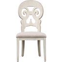 The appearance of Farmhouse Reimagined Antique White Splat Back Side Chair Set of 2 designed by Liberty in the traditional interior design. This antique white piece of furniture  was selected by 1StopBedrooms from Farmhouse Reimagined Collection to add a touch of cosiness and style into your home. Sku: 652-C6501S. Material: Fabric.