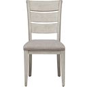 The appearance of Farmhouse Reimagined Antique White Upholstered Side Chair Set of 2 designed by Liberty in the traditional interior design. This antique white piece of furniture  was selected by 1StopBedrooms from Farmhouse Reimagined Collection to add a touch of cosiness and style into your home. Sku: 652-C2001S. Material: Fabric.