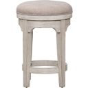 The appearance of Farmhouse Reimagined Console Swivel Stool designed by Liberty in the traditional interior design. This antique white piece of furniture was selected by 1StopBedrooms from Farmhouse Reimagined Collection to add a touch of cosiness and style into your home. Sku: 652-OT9003. Material: Pine.