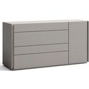 The appearance of Faro Grey Dresser designed by J&M in the modern / contemporary interior design. This gray piece of furniture was selected by 1StopBedrooms from Faro Grey Collection to add a touch of cosiness and style into your home. Sku: 17868-D. Material: Wood Veneer.