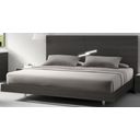 Faro Lacquer Queen Platform Bed In Wenge