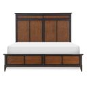 The appearance of Fenmore Complete Queen Panel Bed In Mocha and Distressed Cherry designed by Legacy Classic in the traditional interior design. This mocha and distressed cherry piece of furniture  was selected by 1StopBedrooms from Fenmore Collection to add a touch of cosiness and style into your home. Sku: 4130-4105;4130-4115;4130-4901. Bed Type: Panel Bed. Bed Size: Queen. Material: Poplar Solid.